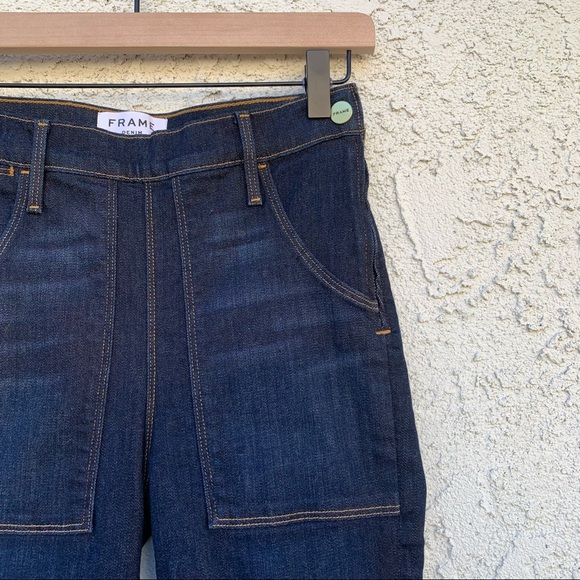 NWOT Frame - Le Flare de Françoise High Waist Flare Jeans in Queens Way - Picture 7 of 8
